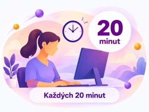 práce na počítači