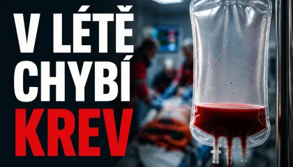V létě chybí krevní infuze